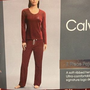 Calvin Klein 2 Piece Pajama Set